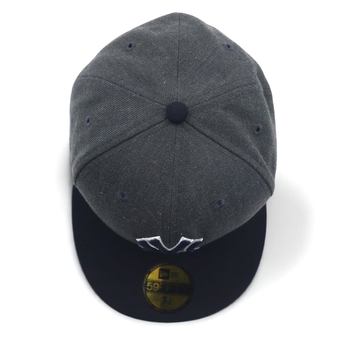 NEWERA ベースボールキャップ 58.7cm グレー MLB ニューヨークヤンキース New York Yankees