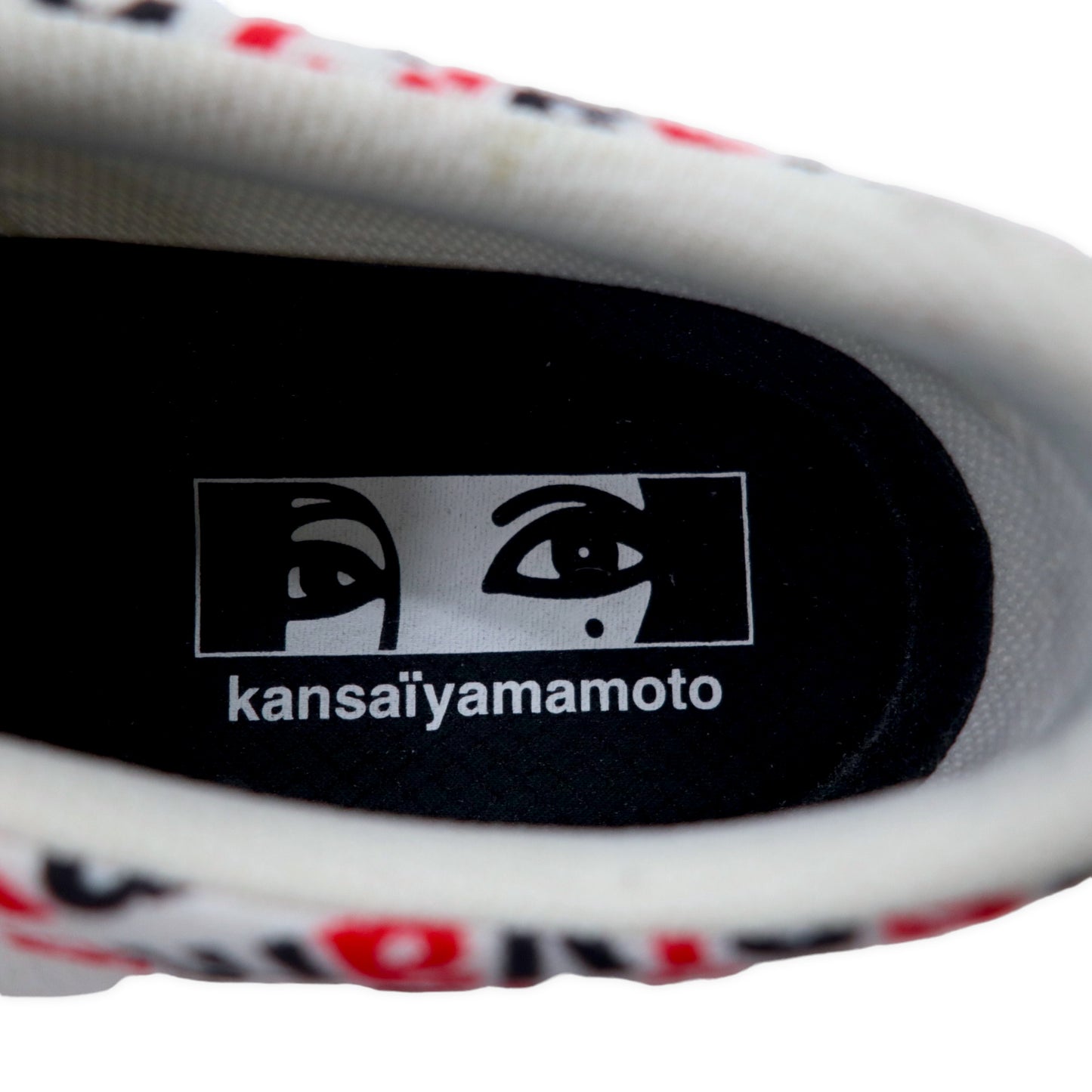 KANSAI YAMAMOTO × SKECHERS スリッポン スニーカー 27cm ホワイト キャンバス 総柄 KY PRIMITIVE WBKR 237187