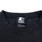 STARTER 90s College Print Sweatshirt XL Black Cotton NCAA Oklahoma COWBOYS Big Size