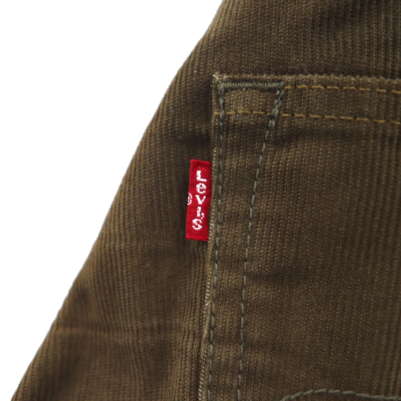 Levi's 505 Corduroy Pants, Size M, Brown, Zipper Fly, 505-40, 2000s
