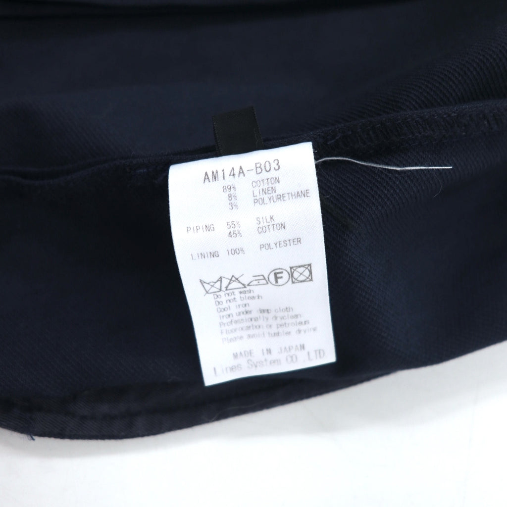 ato Zip-up Blouson Jacket S Navy Cotton Riri Zip Double Zip AM14A-B03 Made in Japan