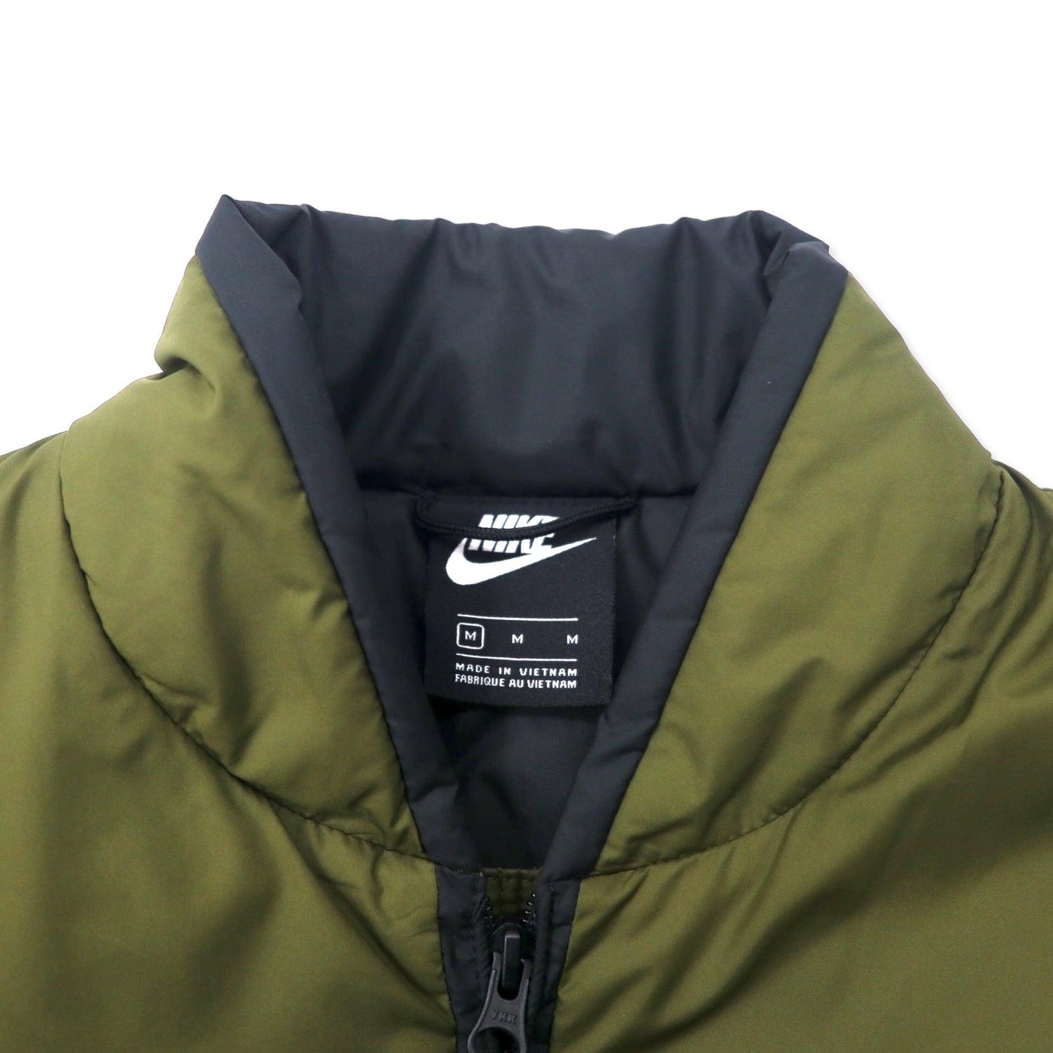 NIKE Synthetic Phil Bomber Jacket Cotton M KHAKI Polyester Swash