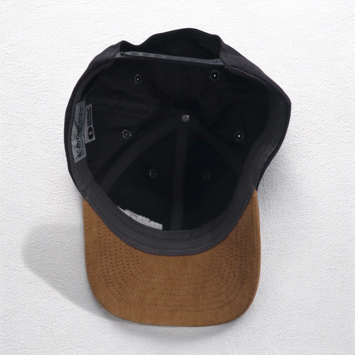 K-Products Bicolor Snapback Baseball Cap FREE Gray Beige American Company United Rentals