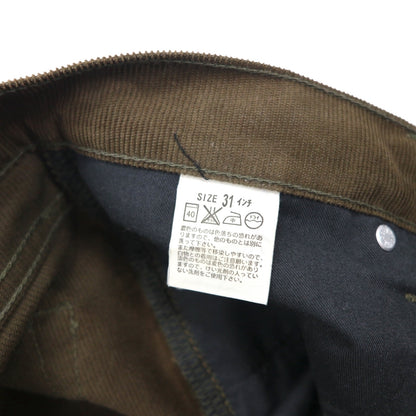 Levi's 505 Corduroy Pants, Size M, Brown, Zipper Fly, 505-40, 2000s