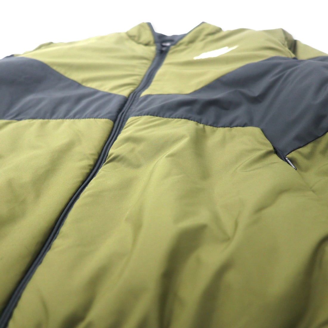 NIKE シンセティック フィル ボンバージャケット 中綿 M カーキ ポリエステル スウォッシュロゴ NSW SYNTHETIC FILL FZ CD9235-395