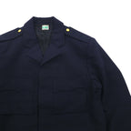 70s Swedish Vintage Military Uniform アイクジャケット ユーロ ミリタリージャケット S ショート 短丈 エポレット 金ボタン CBV KARLSKRONA 70年代 スウェーデン軍