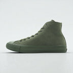 CONVERSE x ENGINEERED GARMENTS x BEAMS ALL STAR 100 OX High-Top Sneakers, Size 26.5cm, Khaki Suede, Leather, and Canvas, 1CL015, Unused