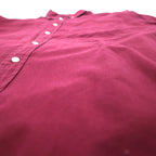 nautica 90s button down shirt, XL, burgundy, cotton, made in Jamaica