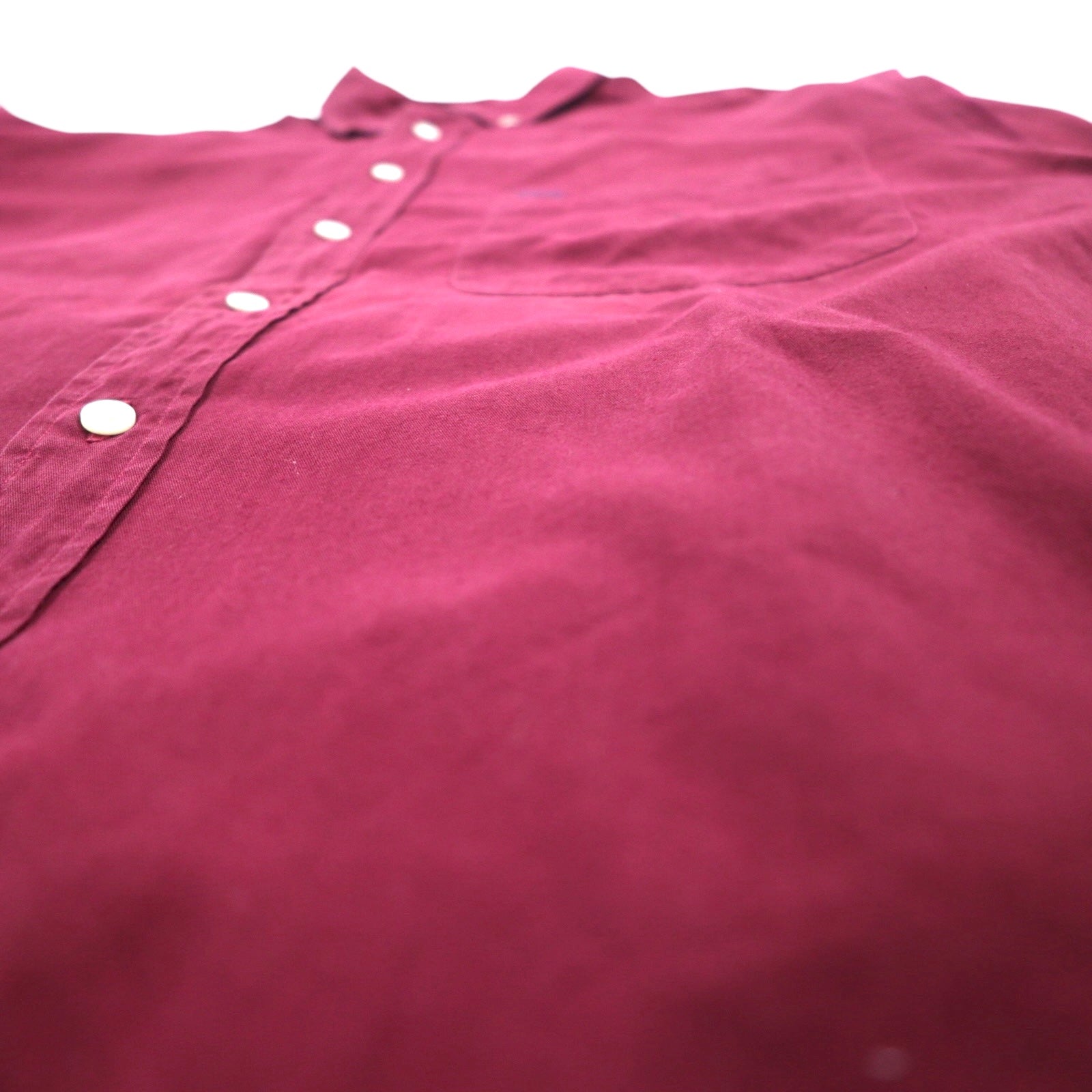 nautica 90s button down shirt, XL, burgundy, cotton, made in Jamaica