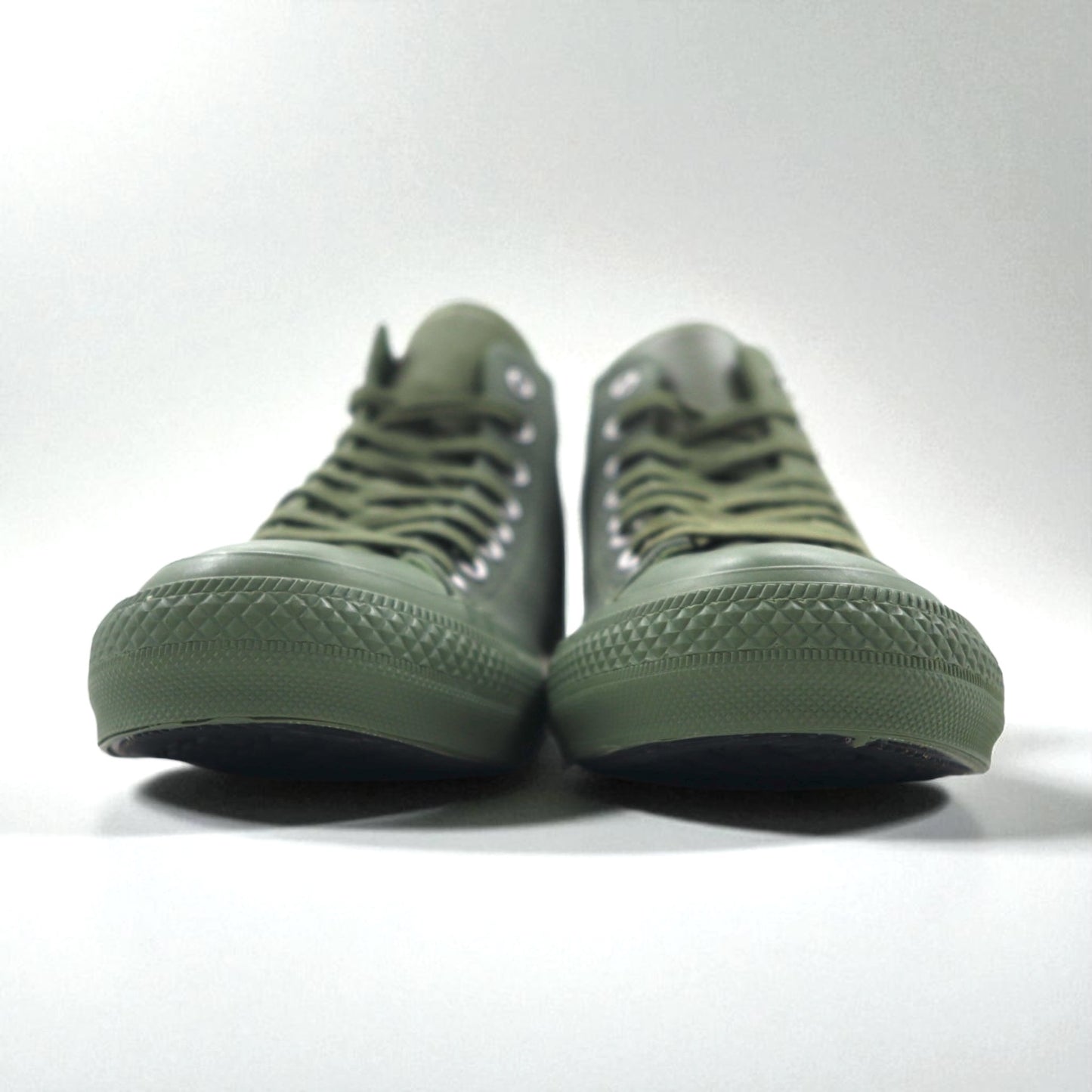 CONVERSE × ENGINEERED GARMENTS × BEAMS オールスター ALL STAR 100 OX ハイカット スニーカー 26.5cm カーキ スエード レザー キャンバス 1CL015 未使用品