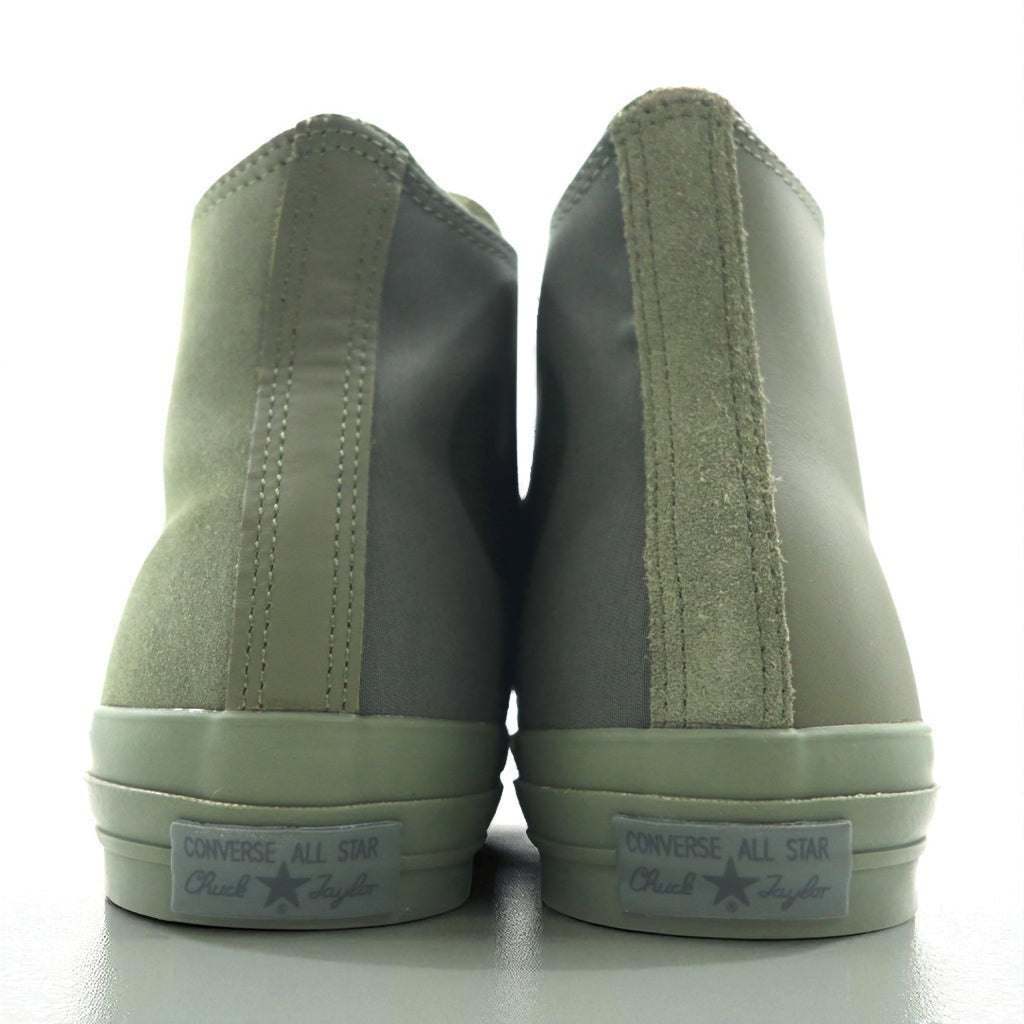 CONVERSE x ENGINEERED GARMENTS x BEAMS ALL STAR 100 OX High-Top Sneakers, Size 26.5cm, Khaki Suede, Leather, and Canvas, 1CL015, Unused