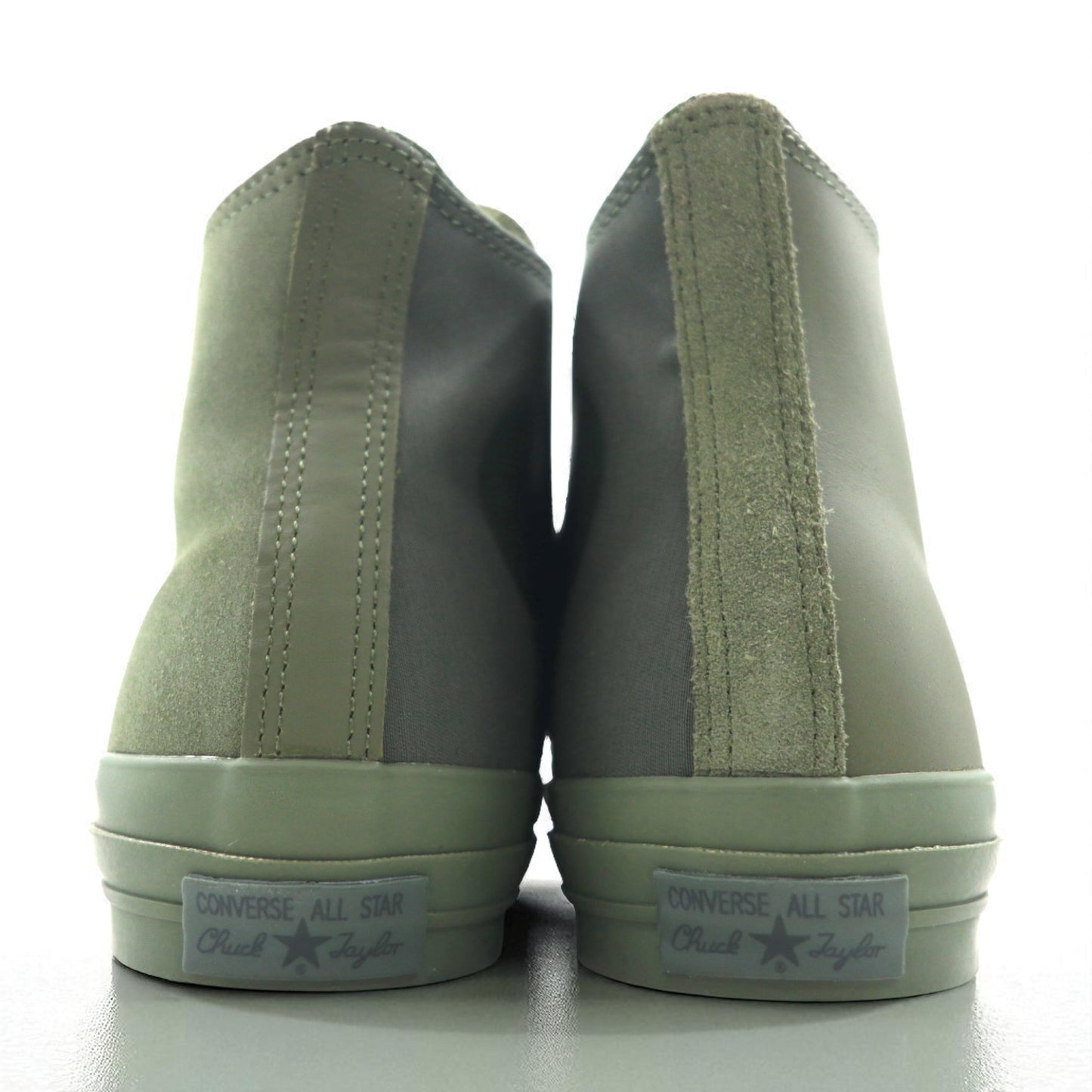 CONVERSE × ENGINEERED GARMENTS × BEAMS オールスター ALL STAR 100 OX ハイカット スニーカー 26.5cm カーキ スエード レザー キャンバス 1CL015 未使用品