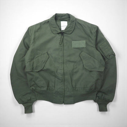 US ARMY CWU-36 P フライトジャケット L カーキ アラミド繊維 難燃 8415-01-608-2983 VALLEY APPAREL
