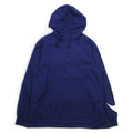 NIKE ハーフジップ アノラックパーカー M ネイビー 袖ロゴ スウォッシュ NSW JKT HD WVN PKBL 833867-429