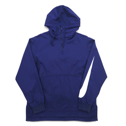 NIKE Half Zip Anorak Parka M Navy Sleeve Logo Swoosh NSW JKT HD WVN PKBL 833867-429