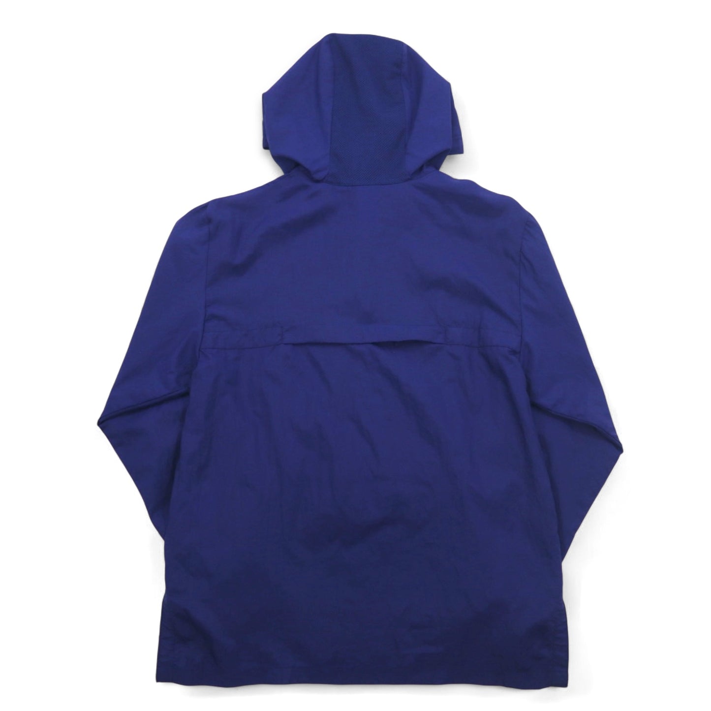 NIKE Half Zip Anorak Parka M Navy Sleeve Logo Swoosh NSW JKT HD WVN PKBL 833867-429