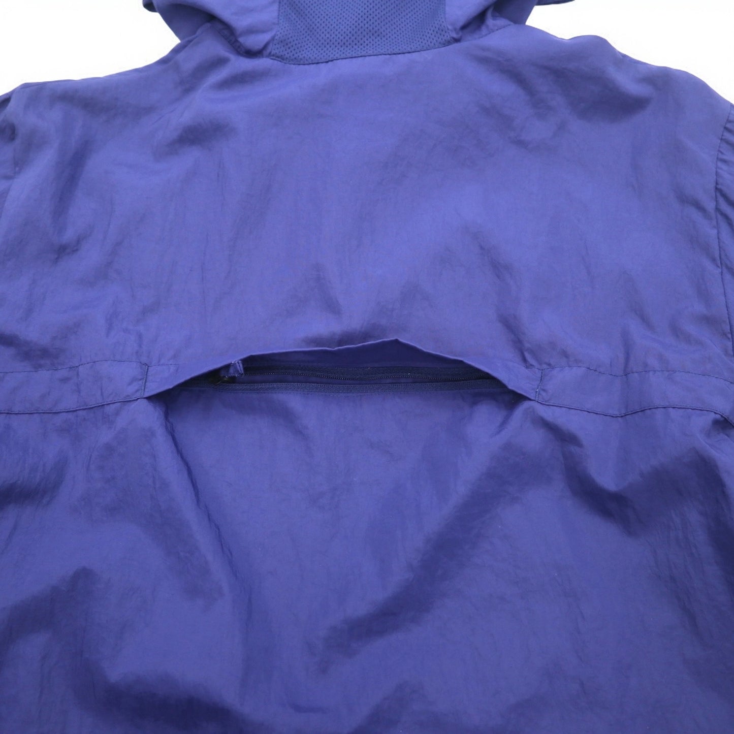 NIKE Half Zip Anorak Parka M Navy Sleeve Logo Swoosh NSW JKT HD WVN PKBL 833867-429