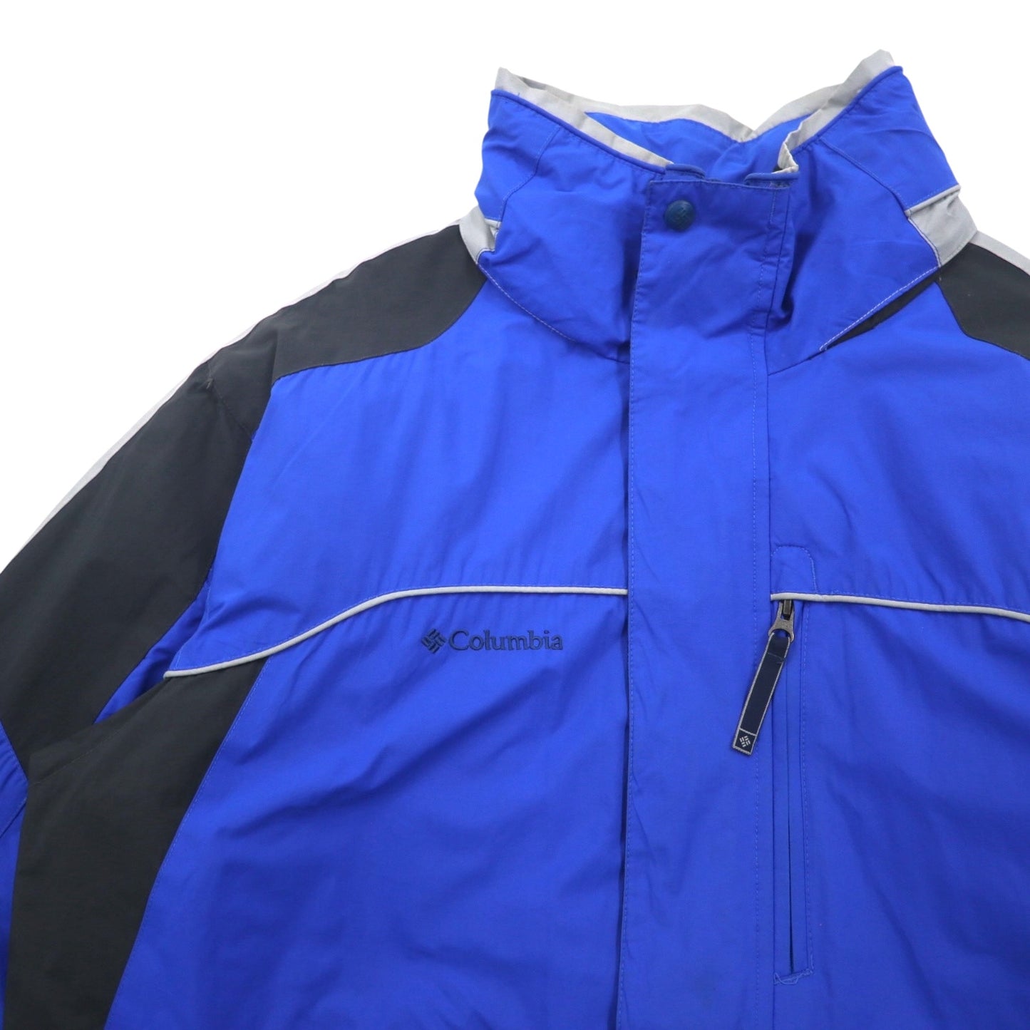 Columbia 中綿 ナイロン マウンテンパーカー ジャケット L フード収納 ビッグサイズ ST5364