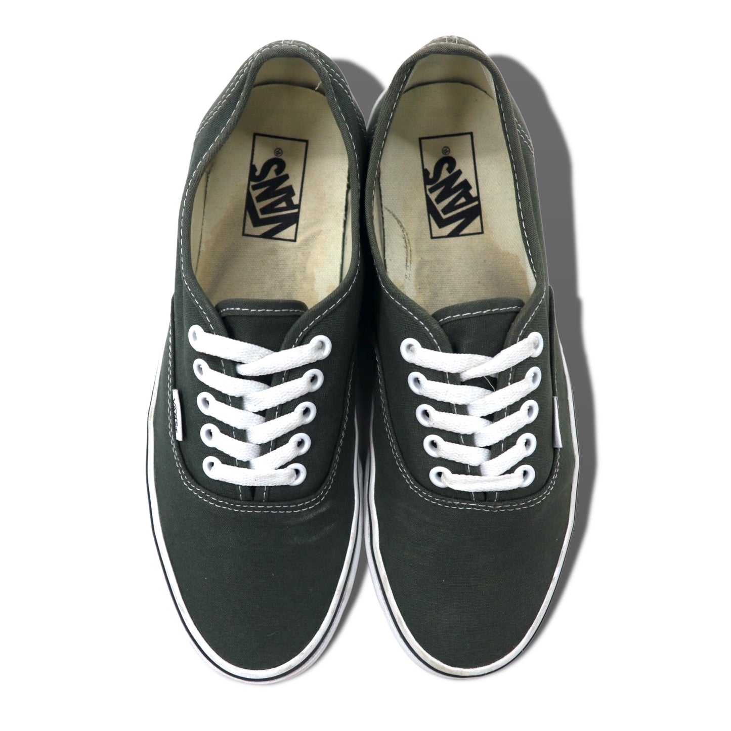 VANS オーセンティック スニーカー 27cm グレー キャンバス AUTHENTIC VN000JRAPBQ