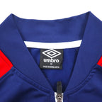 UMBRO Track Jacket, Jersey, Size M, Navy, Tricolor, Polyester, USA Model
