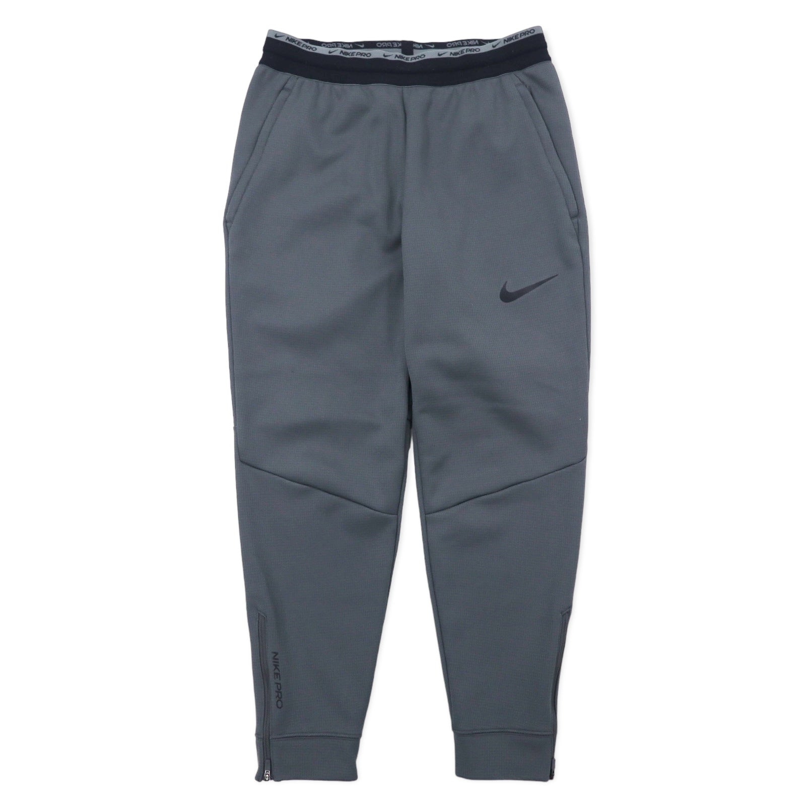 NIKE トラックジャケット ジャージ フーディ セットアップ S グレー ポリエステル THERMA-FIT DD2125-010