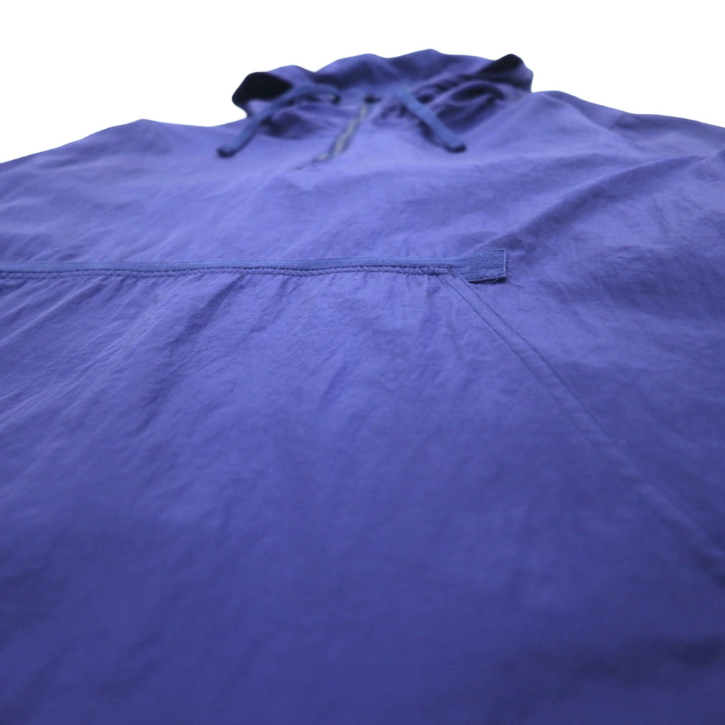 NIKE ハーフジップ アノラックパーカー M ネイビー 袖ロゴ スウォッシュ NSW JKT HD WVN PKBL 833867-429