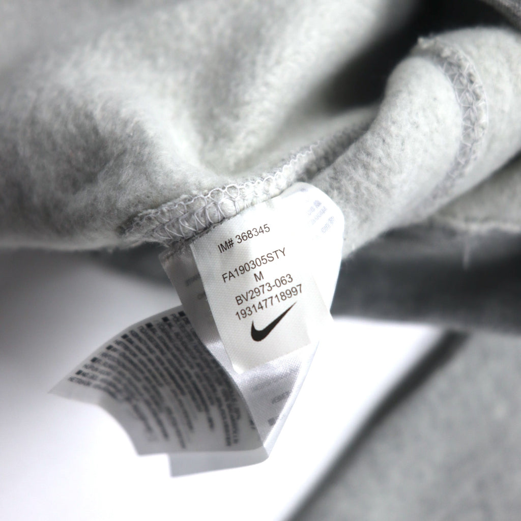 NIKE Swoosh Logo Print Pullover Hoodie M Grey NSW CLUB HOODIE BV2973-063 Made in Pakistan Unused