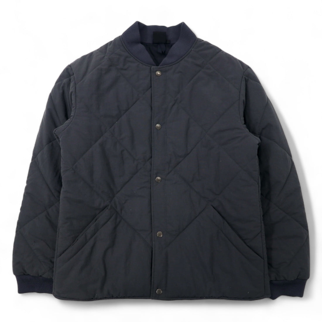 日本然リトテ-古着オンライン-THE NORTH FACE パデット キルティングジャケット L グレー ナイロン 中綿 Thermolite NY17303-THE NORTH FACE Padded Quilted Jacket L Gray Nylon Filling Thermolite NY17303