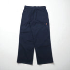 Dickies ダブルニー ワークパンツ チノパンツ L ネイビー ポリエステル コットン ワイド 85283DN