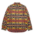 SCHOTT BROS. Native American print flannel shirt, L, multicolor, cotton, chest pocket, 3105047