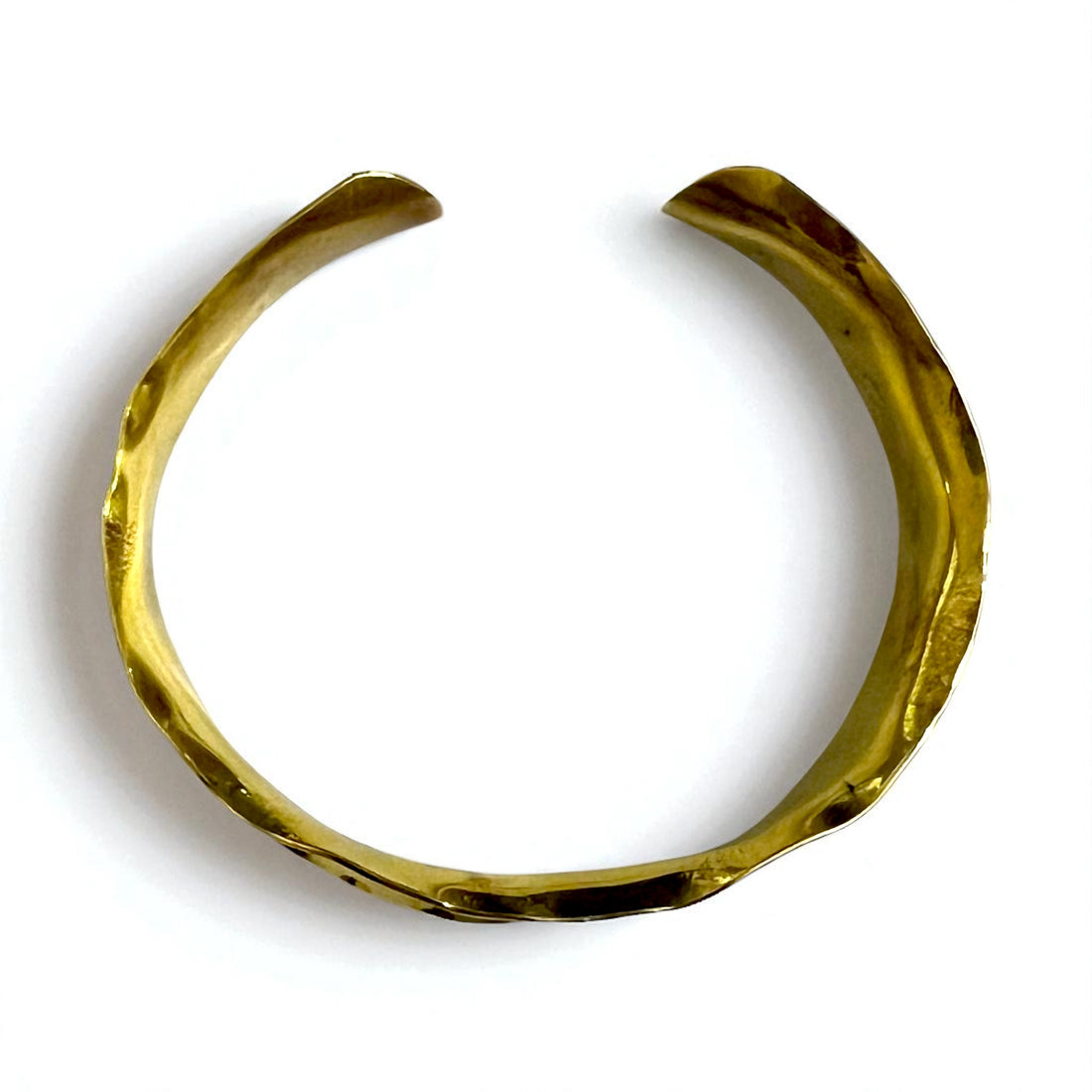 GAIJIN MADE (Hollywood Ranch Market) Brass and Gold Wide Bangle Metal
