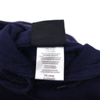 GENUINE STUFF カレッジ アーチロゴ パーカー 2XL ネイビー コットン カンガルーポケット BUTLER