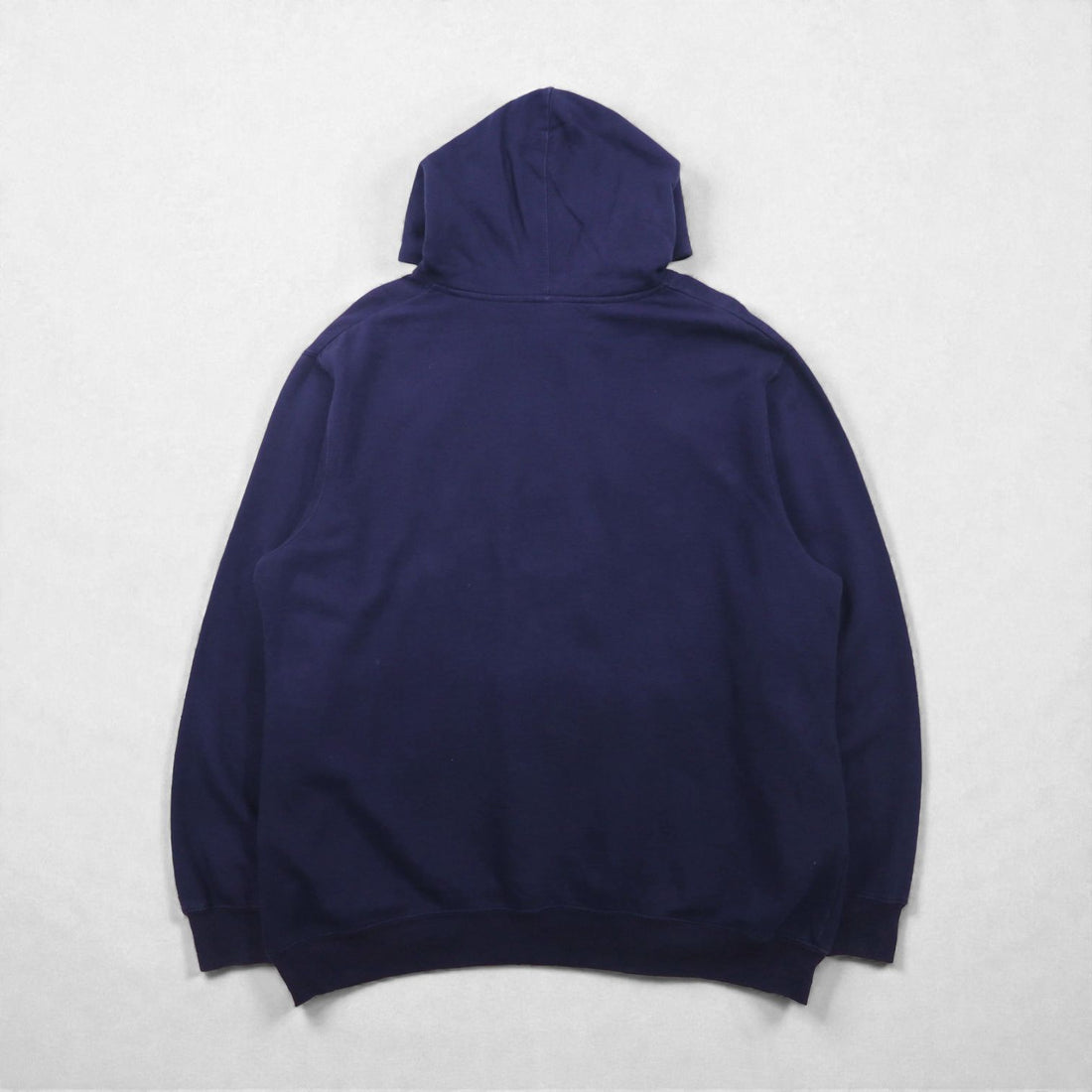 GENUINE STUFF College Arch Logo Hoodie, 2XL, Navy Cotton, Kangaroo Pocket, BUTLER
