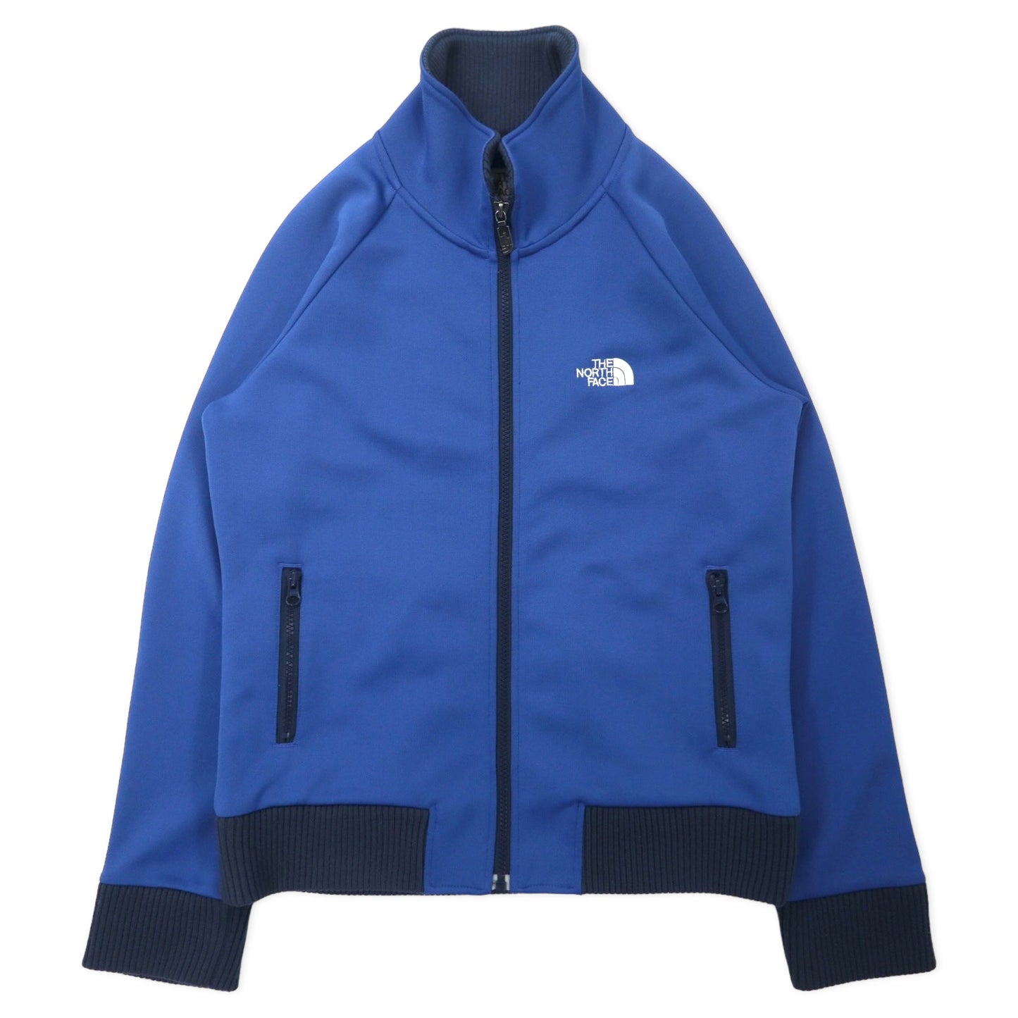 THE NORTH FACE トラックジャケット ジャージ L ブルー ポリエステル ロゴ刺繍 TRACK JACKET WOMEN’S ATW40850