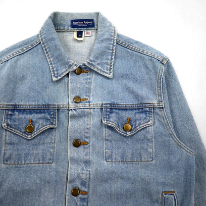 American Apparel USA製 デニムジャケット Gジャン S インディゴ ブルー コットン