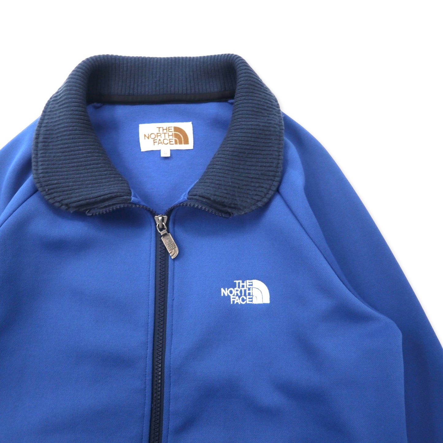 THE NORTH FACE トラックジャケット ジャージ L ブルー ポリエステル ロゴ刺繍 TRACK JACKET WOMEN’S ATW40850