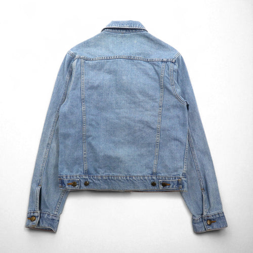 American Apparel USA-Made Denim Jacket, Size S, Indigo and Blue, Cotton