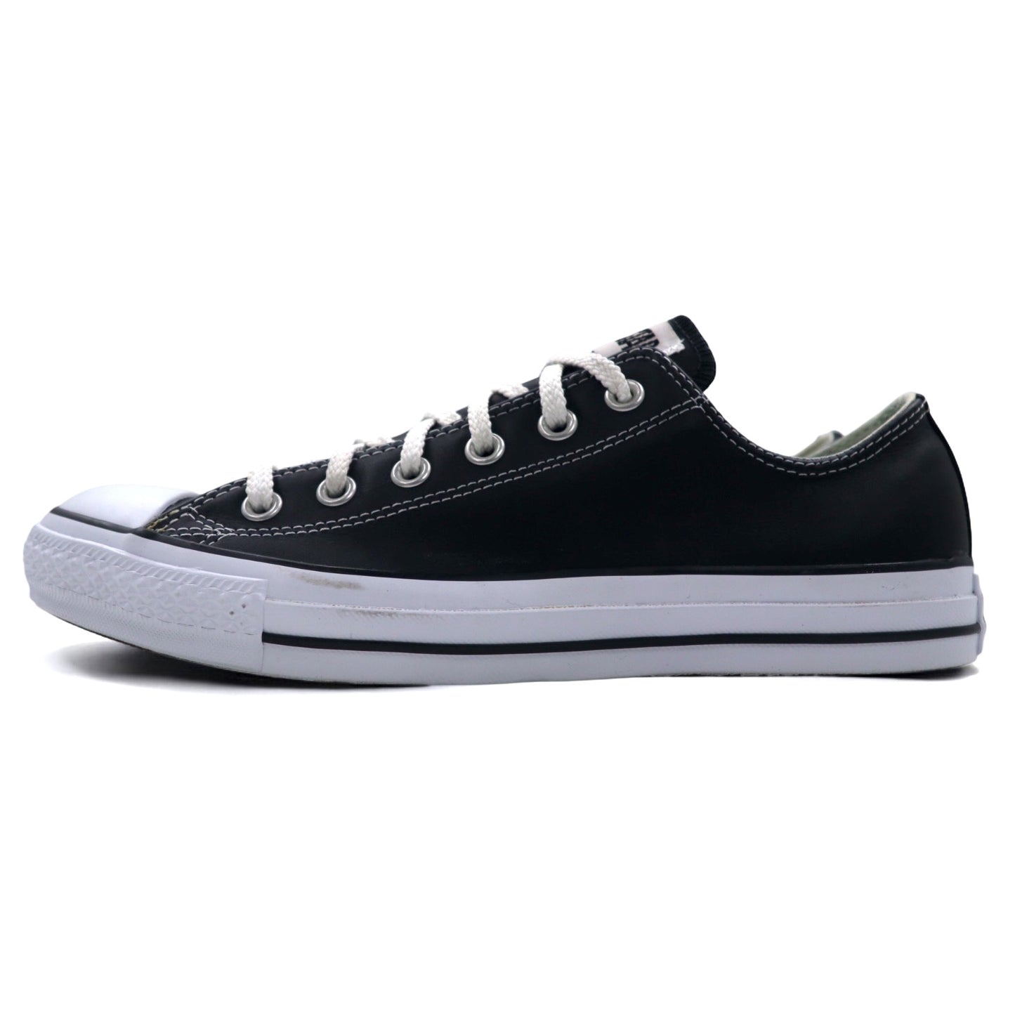 CONVERSE チャックテイラー レザー CHUCK TAYLOR LEATHER OX スニーカー 26.5cm ブラック 1Q549