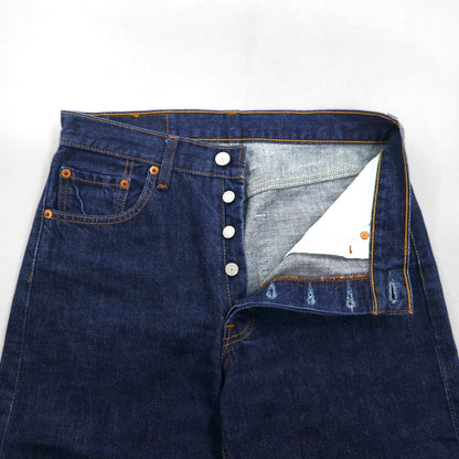Levi's 00年代 501 ストレート デニムパンツ ジーンズ M インディゴ ブルー ボタンフライ