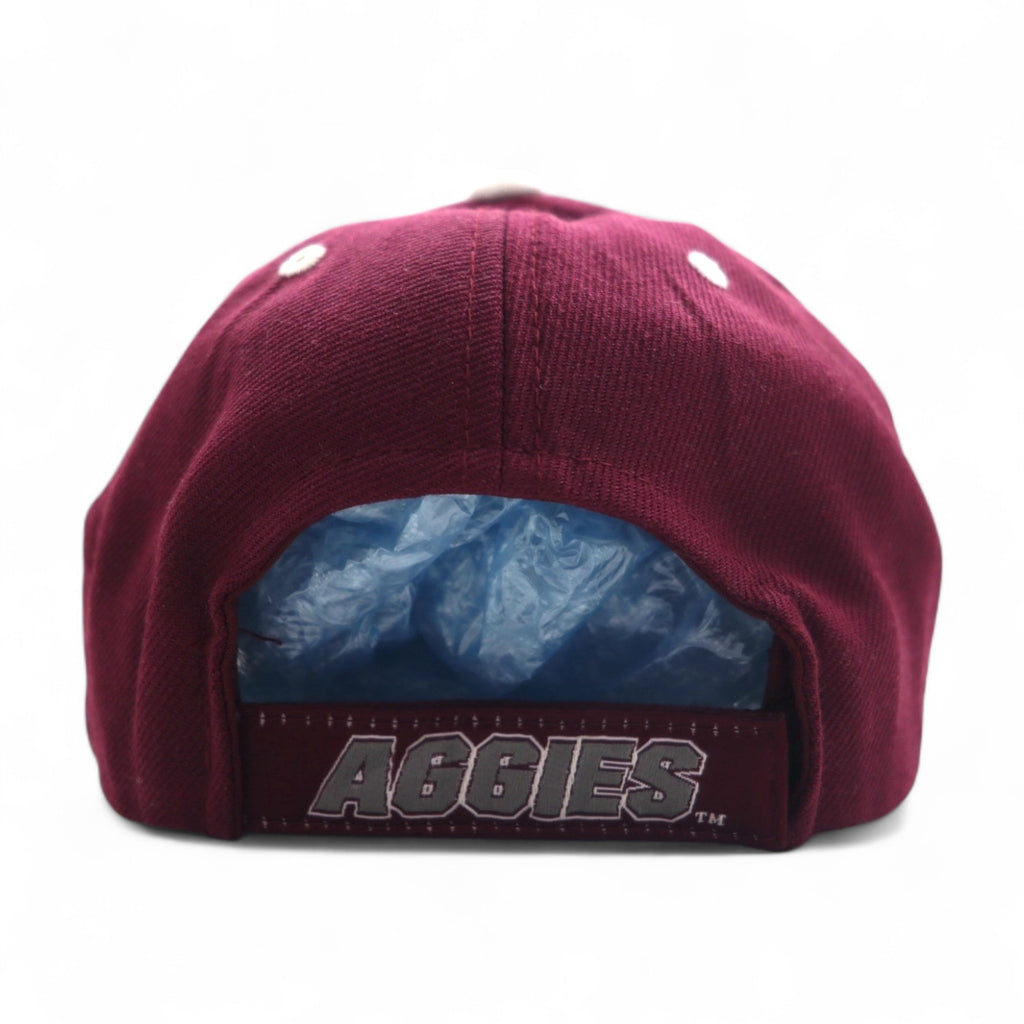 TOWCAPS TOP OF THE WORLD Baseball Cap FREE Belt Bordeaux NCAA College TEXAS A&amp;M AGGIES