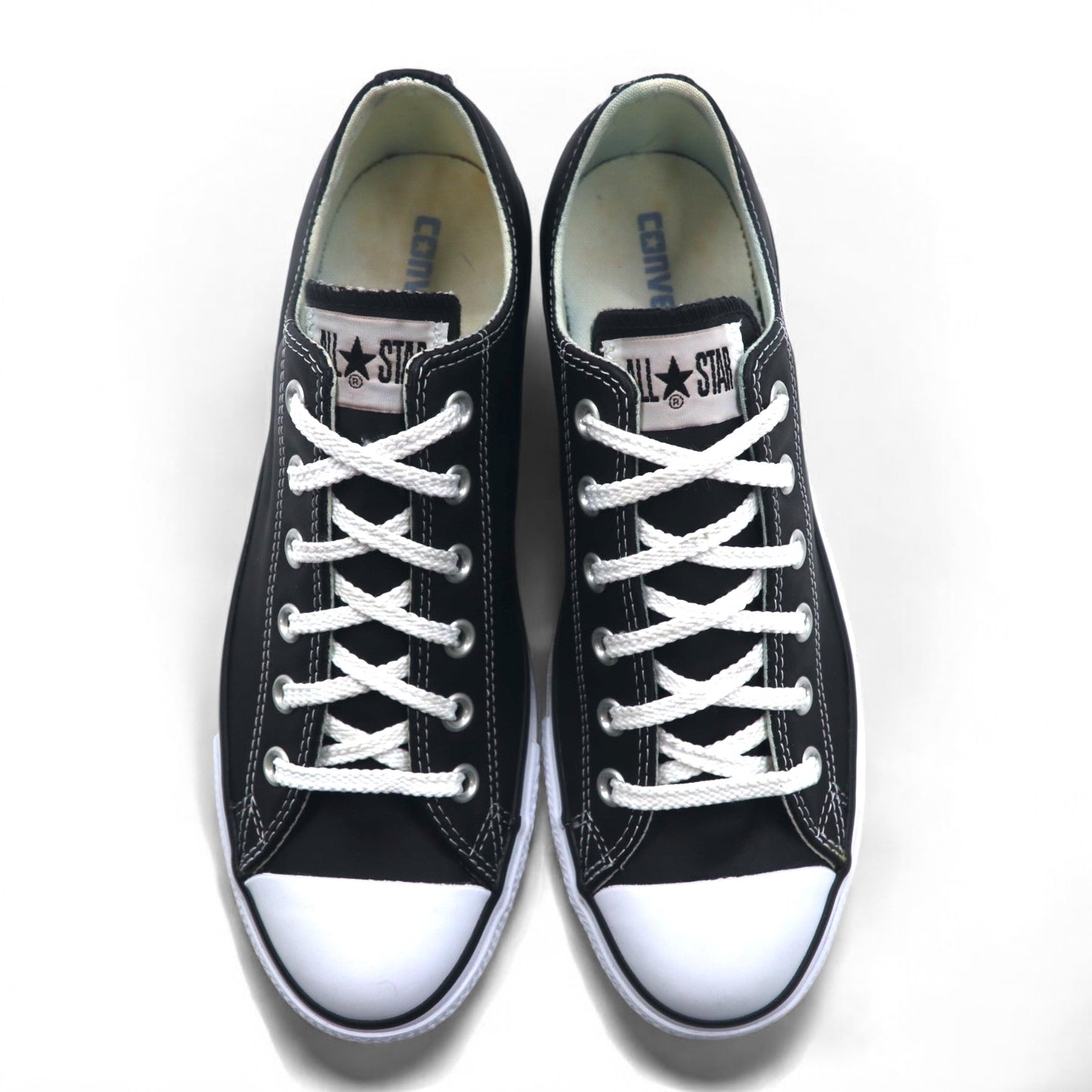 CONVERSE チャックテイラー レザー CHUCK TAYLOR LEATHER OX スニーカー 26.5cm ブラック 1Q549