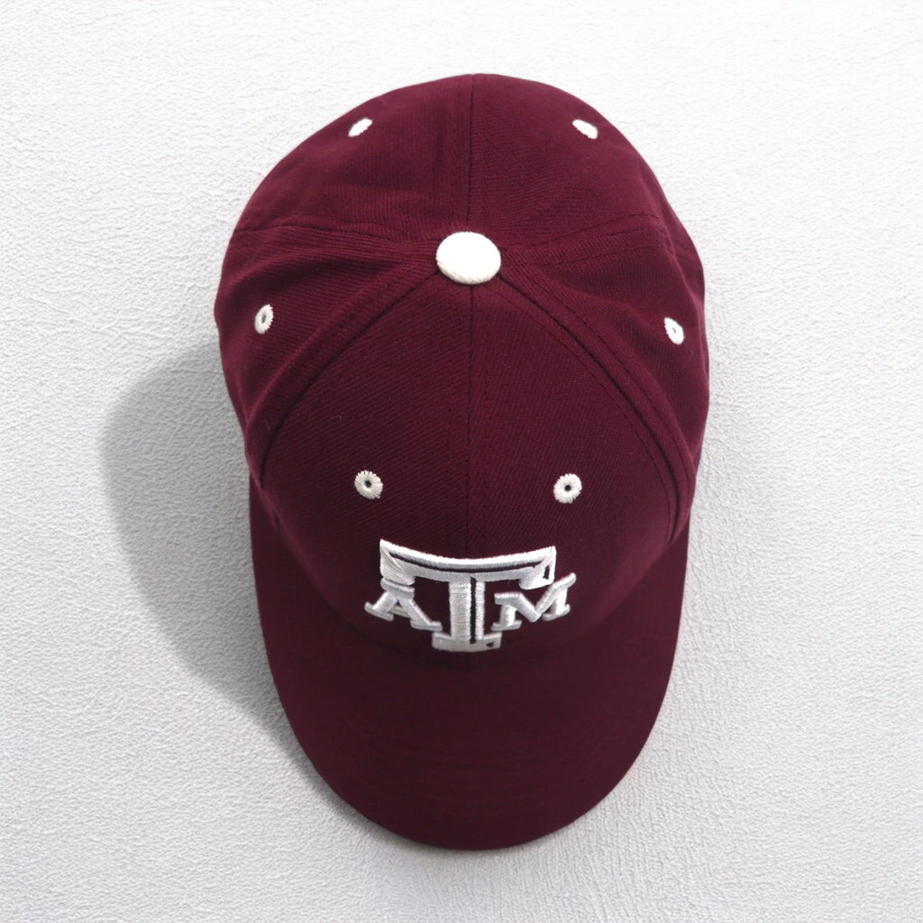 TOWCAPS TOP OF THE WORLD Baseball Cap FREE Belt Bordeaux NCAA College TEXAS A&amp;M AGGIES