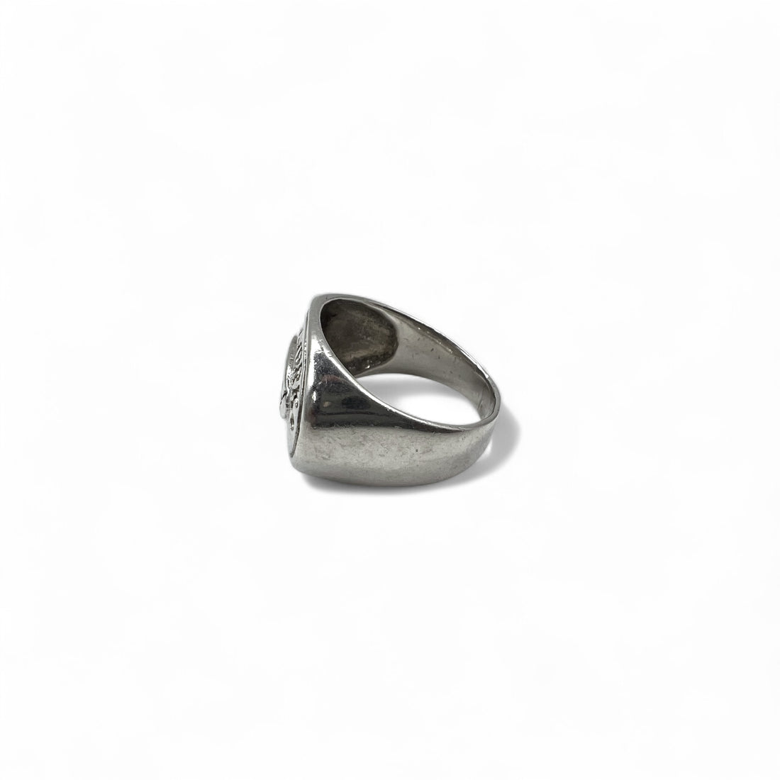 DKNY 00s Signet Ring, Size 15, Silver 925, New York, 2001