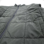 Eddie Baue スタンドカラー 中綿 ダウンジャケット M カーキ キルティング IDEALジップ