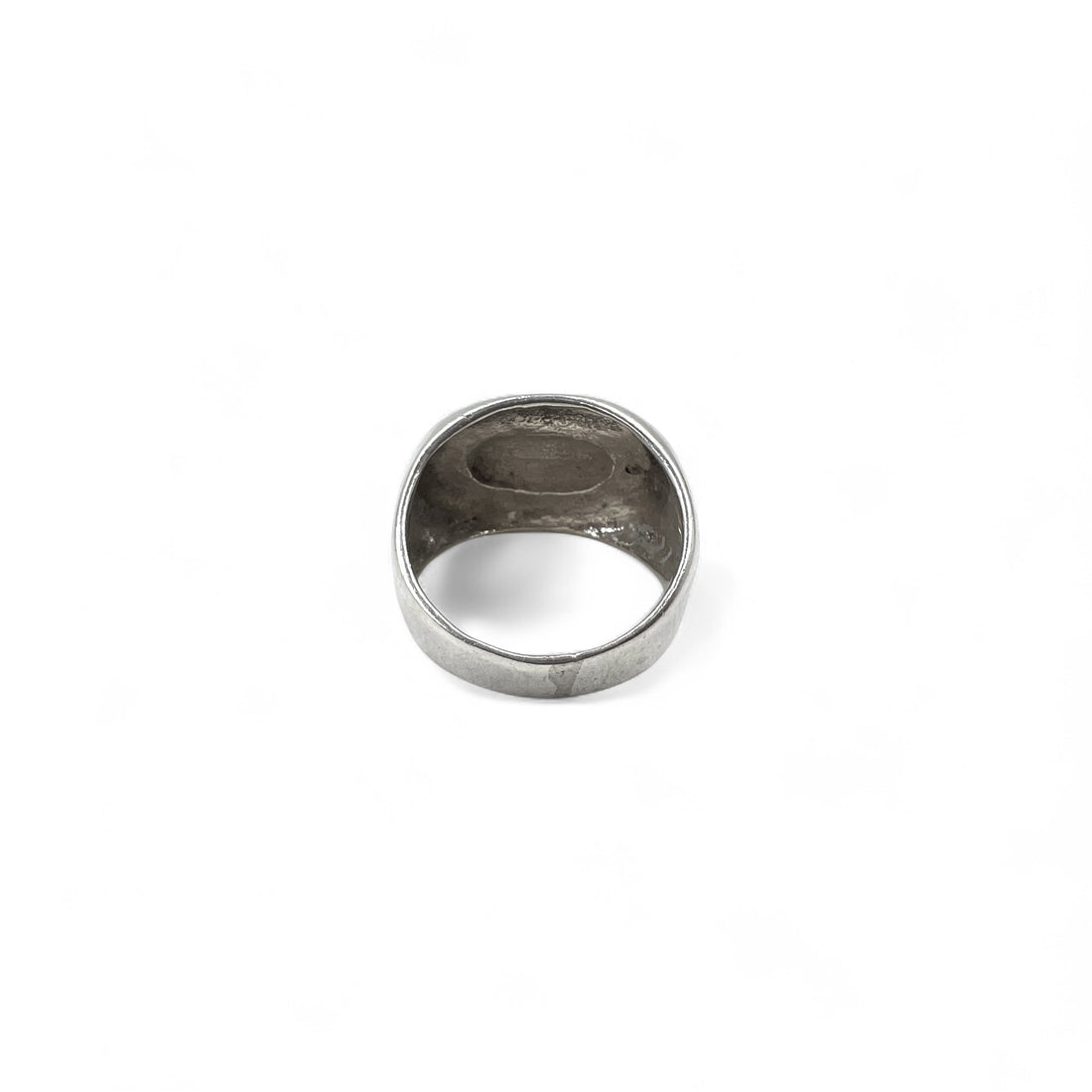 DKNY 00s Signet Ring, Size 15, Silver 925, New York, 2001