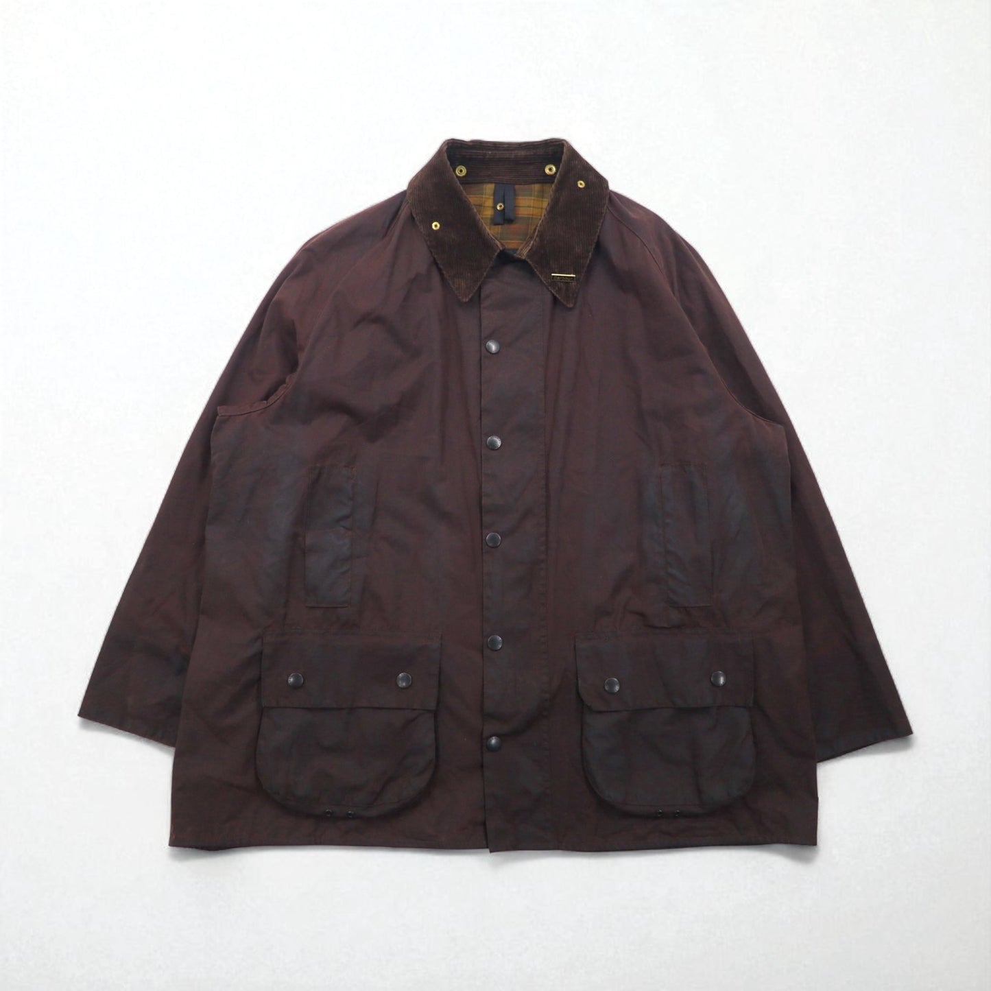 BARBOUR Beaufort Oiled Jacket, Size 2XL, Brown, Waxed Cotton, Made in England, 3 Royal Warrants