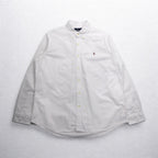 RALPH LAUREN Oxford Button-Down Shirt, 2XL, White, Classic Fit, Small Pony Embroidery