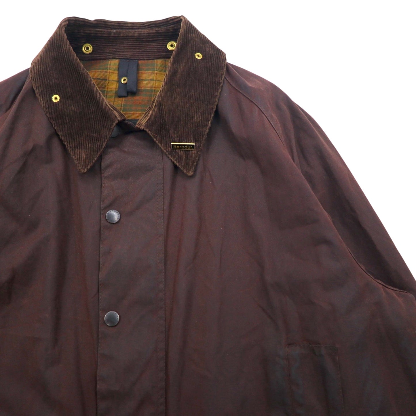 BARBOUR Beaufort Oiled Jacket, Size 2XL, Brown, Waxed Cotton, Made in England, 3 Royal Warrants