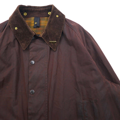 BARBOUR Beaufort Oiled Jacket, Size 2XL, Brown, Waxed Cotton, Made in England, 3 Royal Warrants