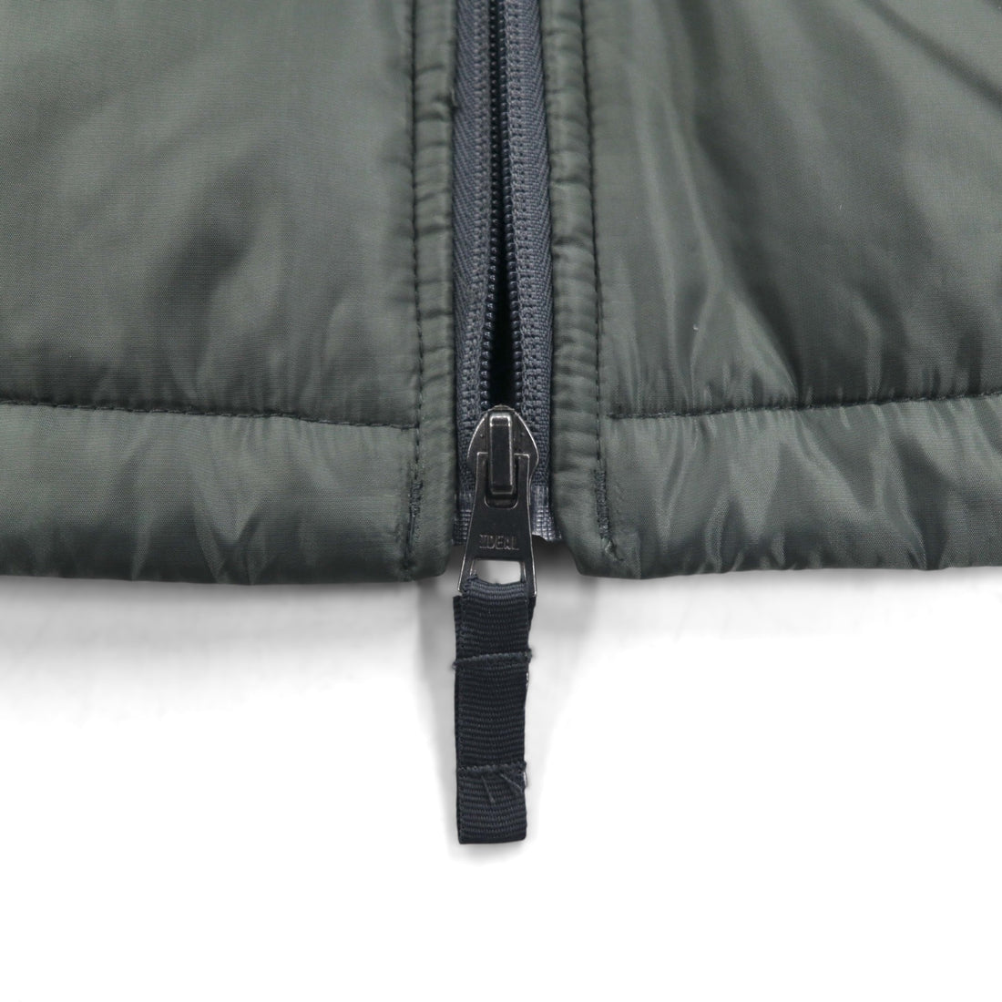 Eddie Baue Stand Collar Padded Down Jacket, Medium, Khaki, Quilted, Ideal Zip